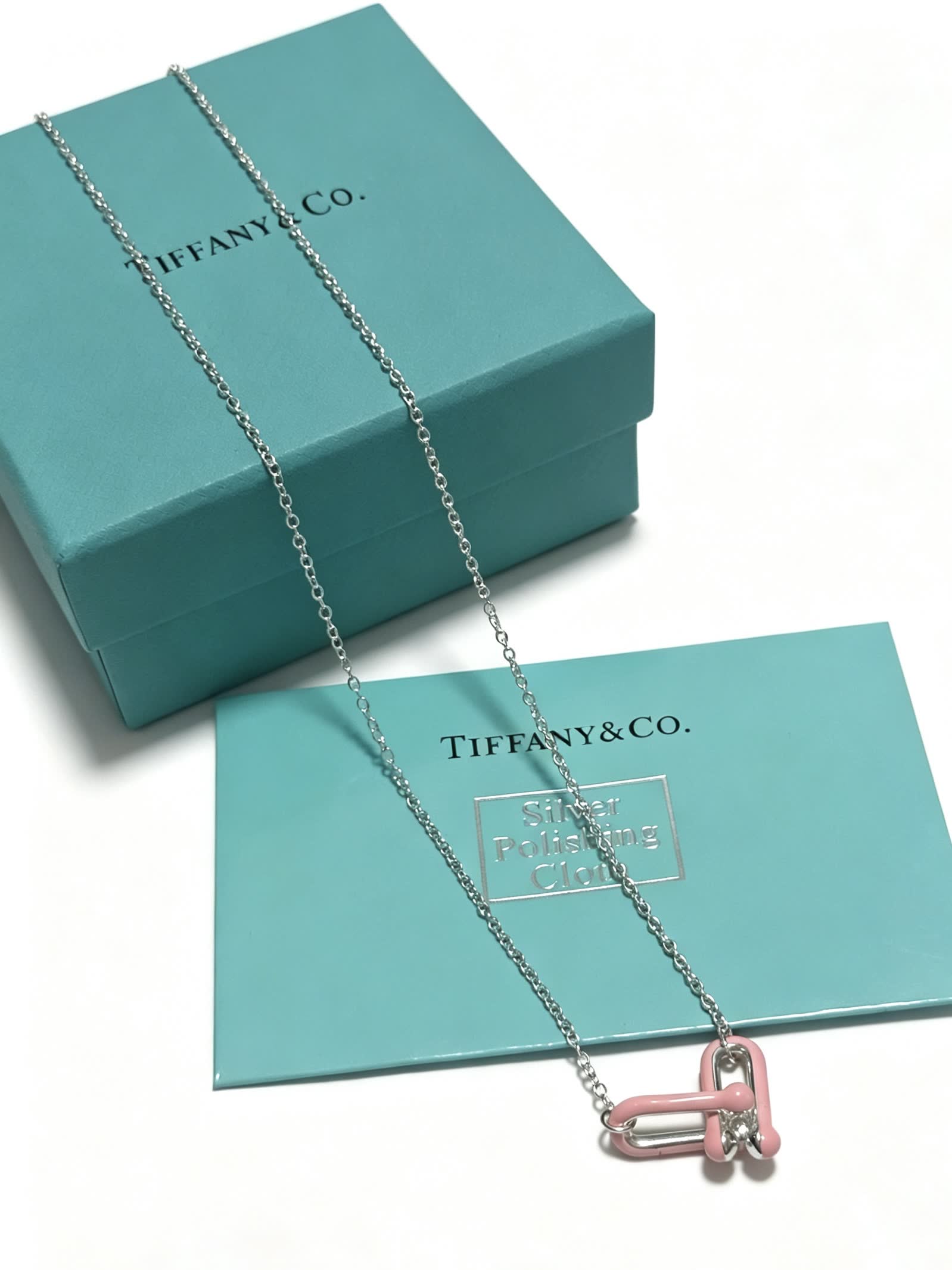 Tiffany & Co. Silver Polished Link Necklace